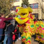 “龙腾狮跃”，春节文化再燃“意”国校园！